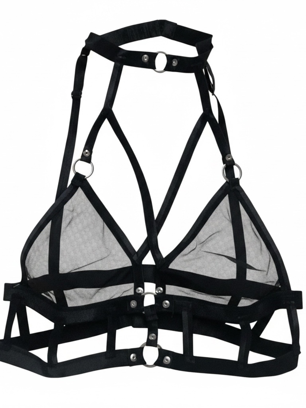 ✨ BodyRage black mesh bralette